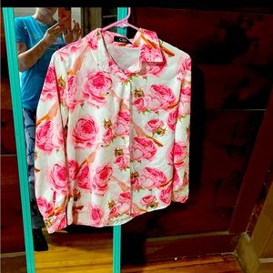 One blouse and one t shirt size medium